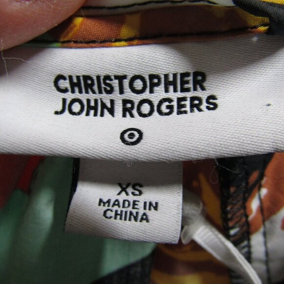 CHRISTOPHER JOHN ROGERS NWT XS Target ASYMMETRICAL Floral HIgh Low Ruffle Dress - Picture 8 of 12